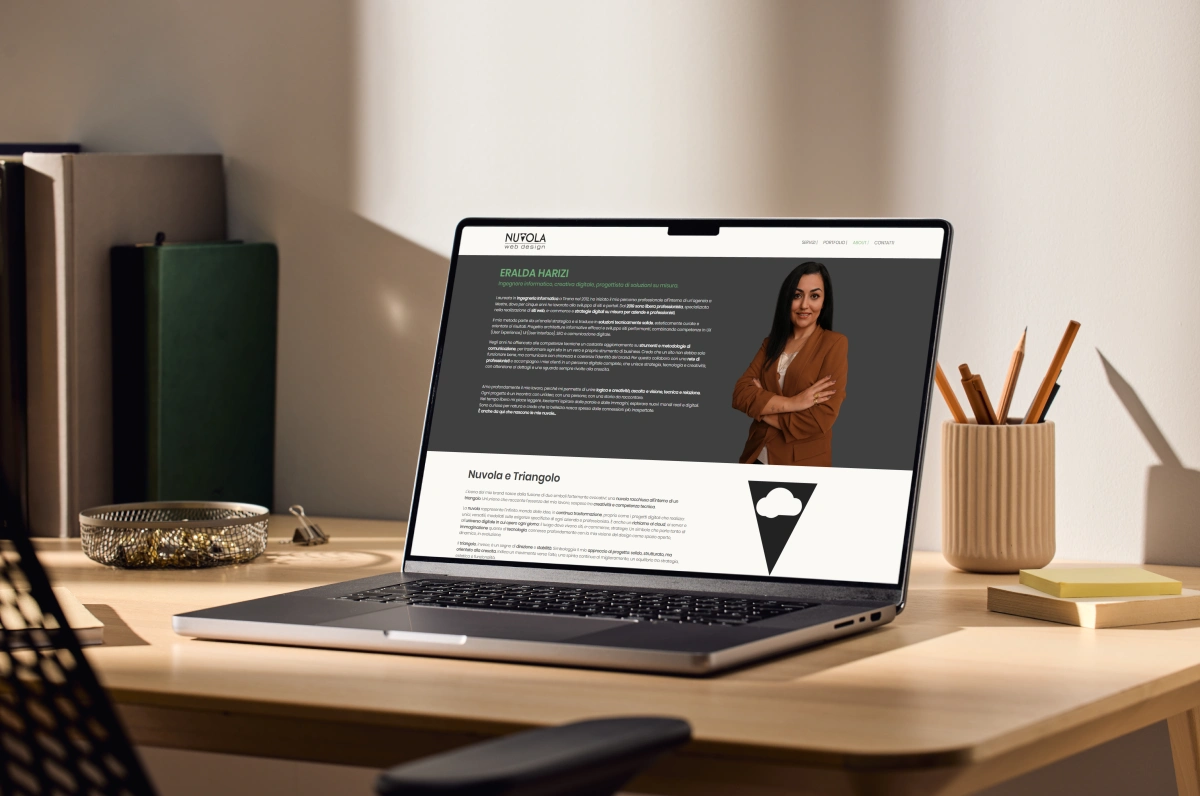 Eralda Harizi Nuvola web design